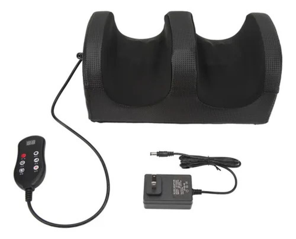 Foot Massager Shiatsu Deep Kneading w/ Heat PU Leather